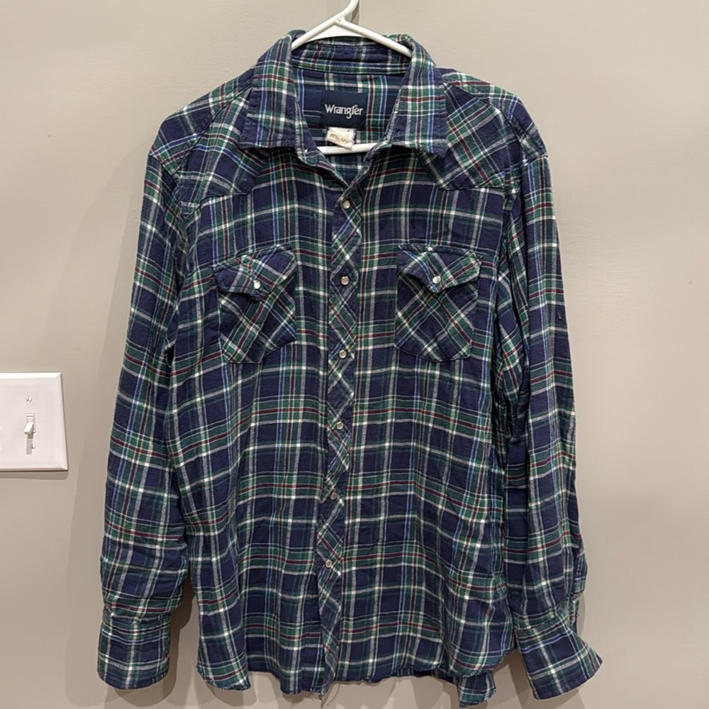 Wrangler Pearl Snap Flannel